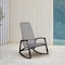 Armen Living Sequoia Outdoor Patio Rocking Chair in Dark Eucalyptus Wood and Gray Rope 840254332270 - alternate 9